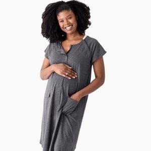 Kindred Bravely Grey Nursing Gown